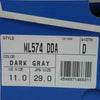 NEW BALANCE ニューバランス ML574DDA グレー スニーカー グレー系 11【新古品】【未使用】【中古】