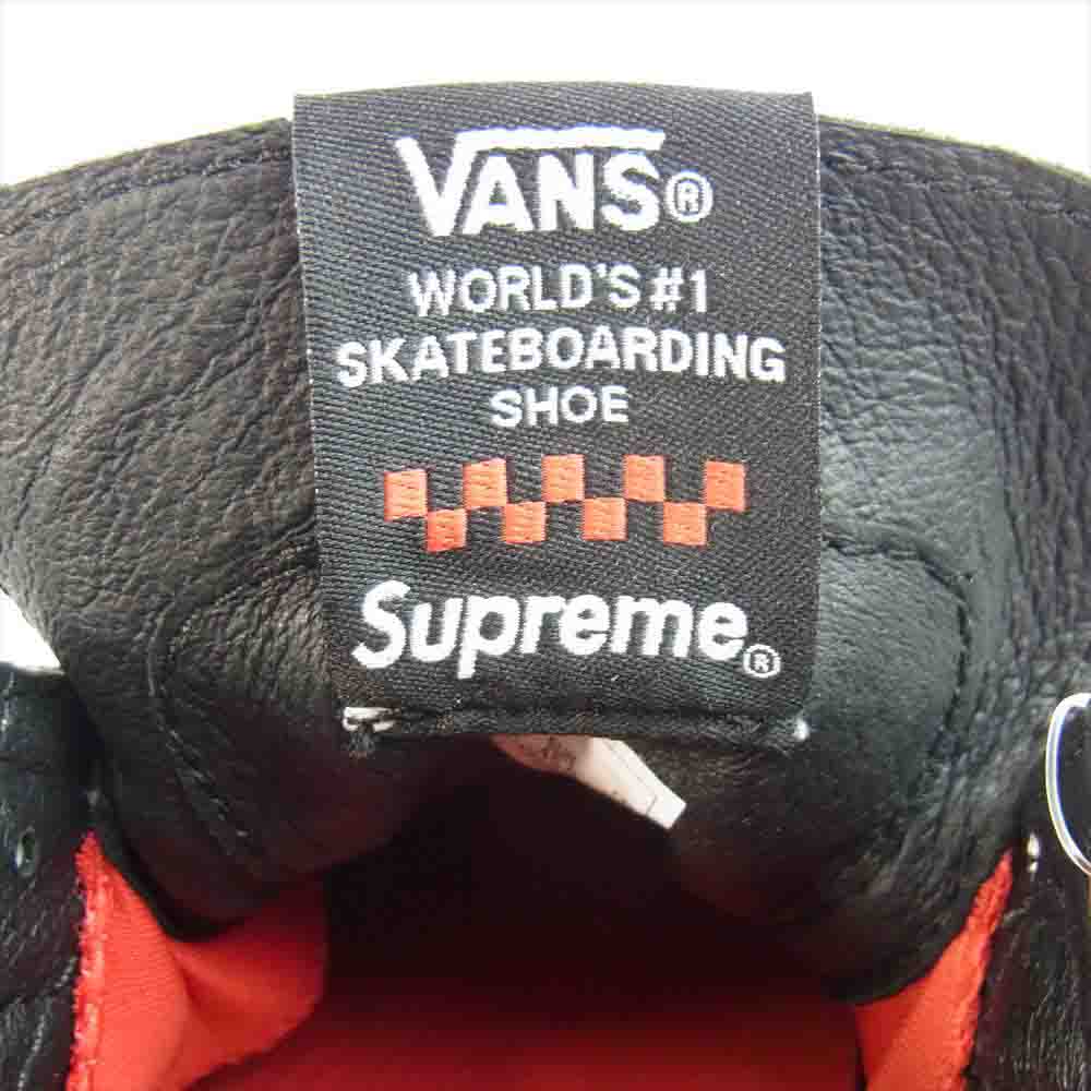 Supreme シュプリーム 21SS VN0A5KS15XH VANS Skate Grosso MONOGRAM S LOGO モノグラム S ロゴ ブラック スニーカー ブラック系 11.5【中古】