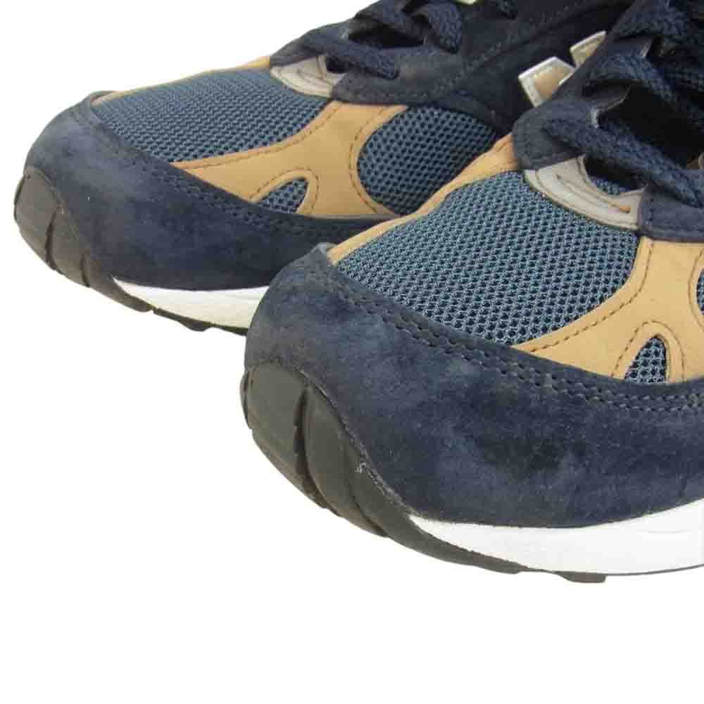 NEW BALANCE ニューバランス 21SS M991DNB 英国製 スエード ローカット スニーカー ネイビー系 29㎝【中古】