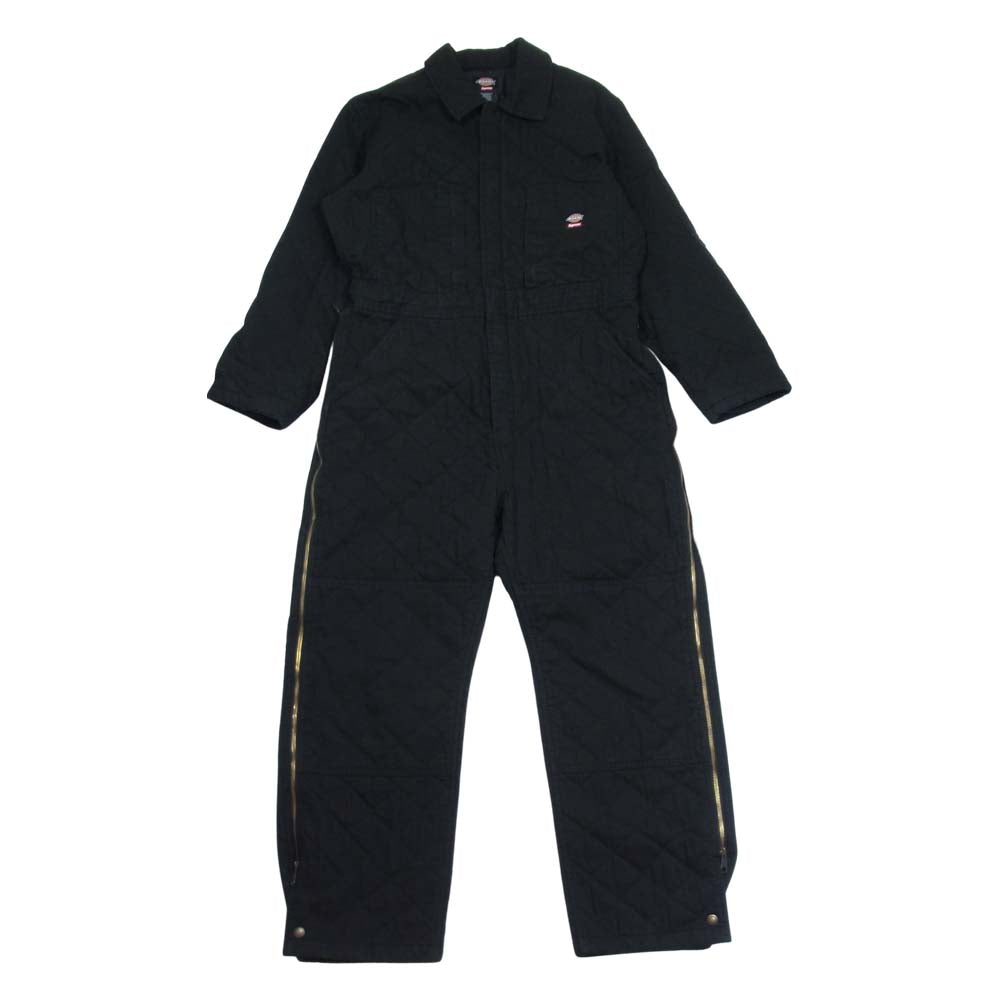 Supreme シュプリーム 21AW Dickies Quilted Coverall ディッキーズ キルテッド カバーオール ブラック系 L【美品】【中古】