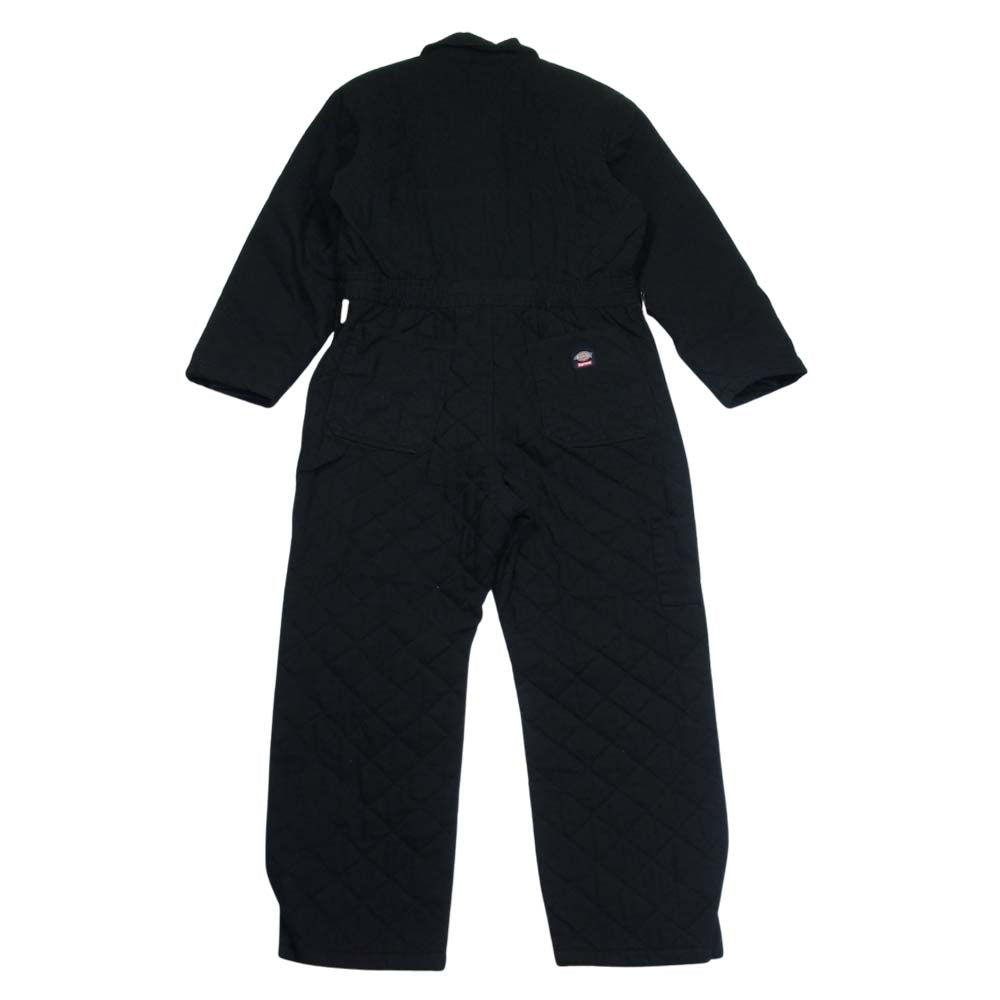 Supreme シュプリーム 21AW Dickies Quilted Coverall ディッキーズ キルテッド カバーオール ブラック系 L【美品】【中古】