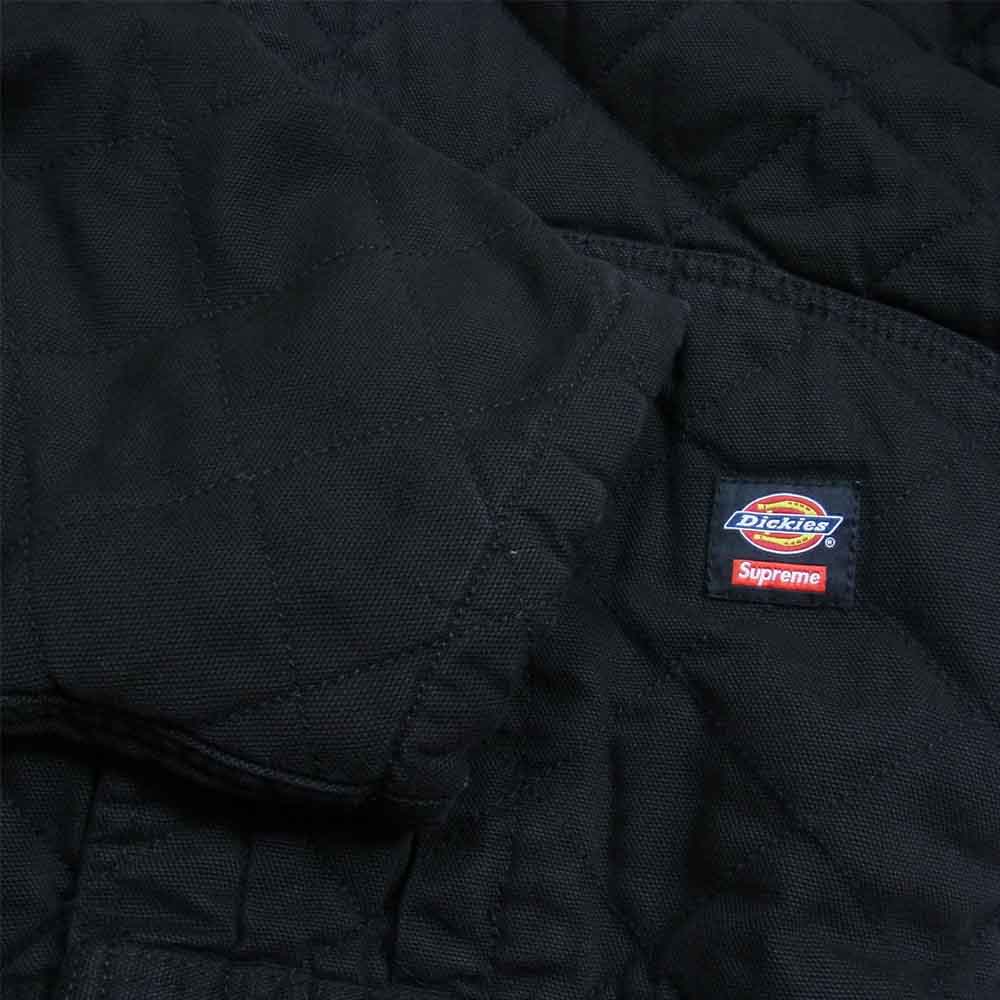 Supreme シュプリーム 21AW Dickies Quilted Coverall ディッキーズ キルテッド カバーオール ブラック系 L【美品】【中古】
