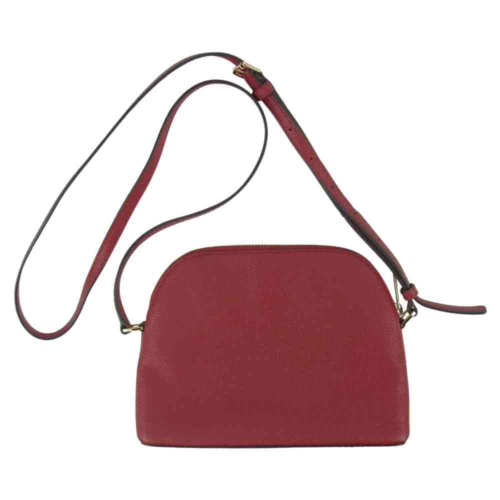 Michael Kors マイケルコース レザー ショルダーバッグ インドネシア製 レッド系【中古】
