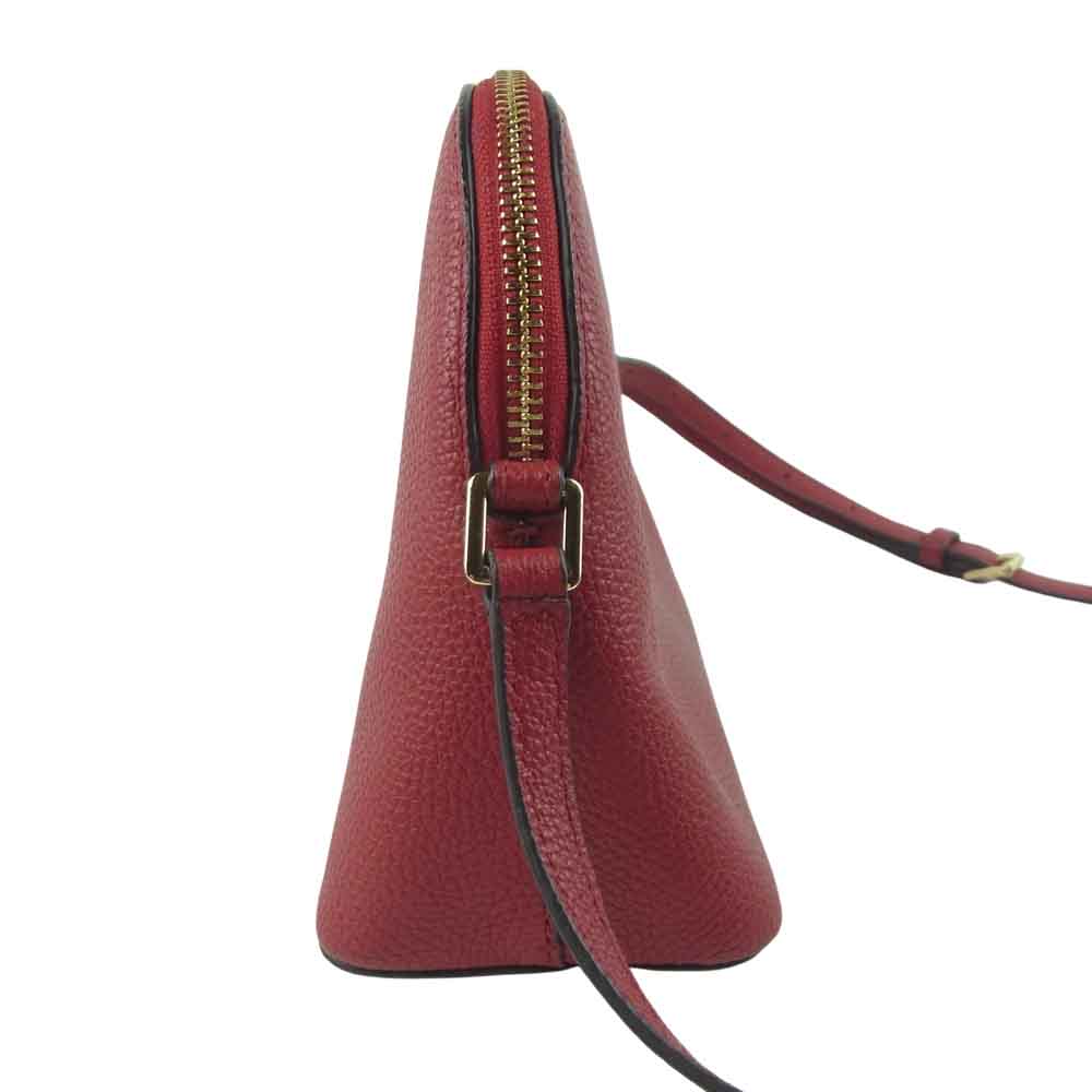 Michael Kors マイケルコース レザー ショルダーバッグ インドネシア製 レッド系【中古】