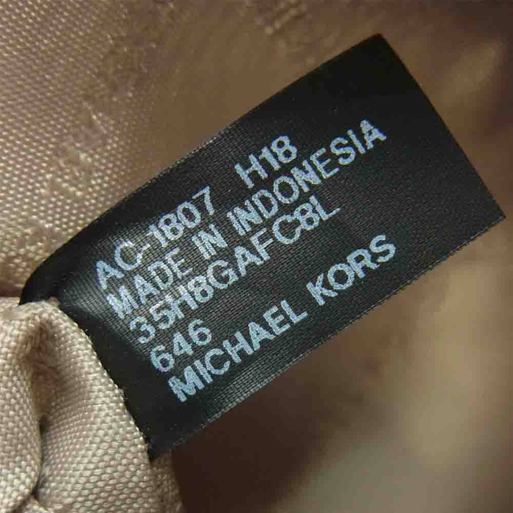 Michael Kors マイケルコース レザー ショルダーバッグ インドネシア製 レッド系【中古】