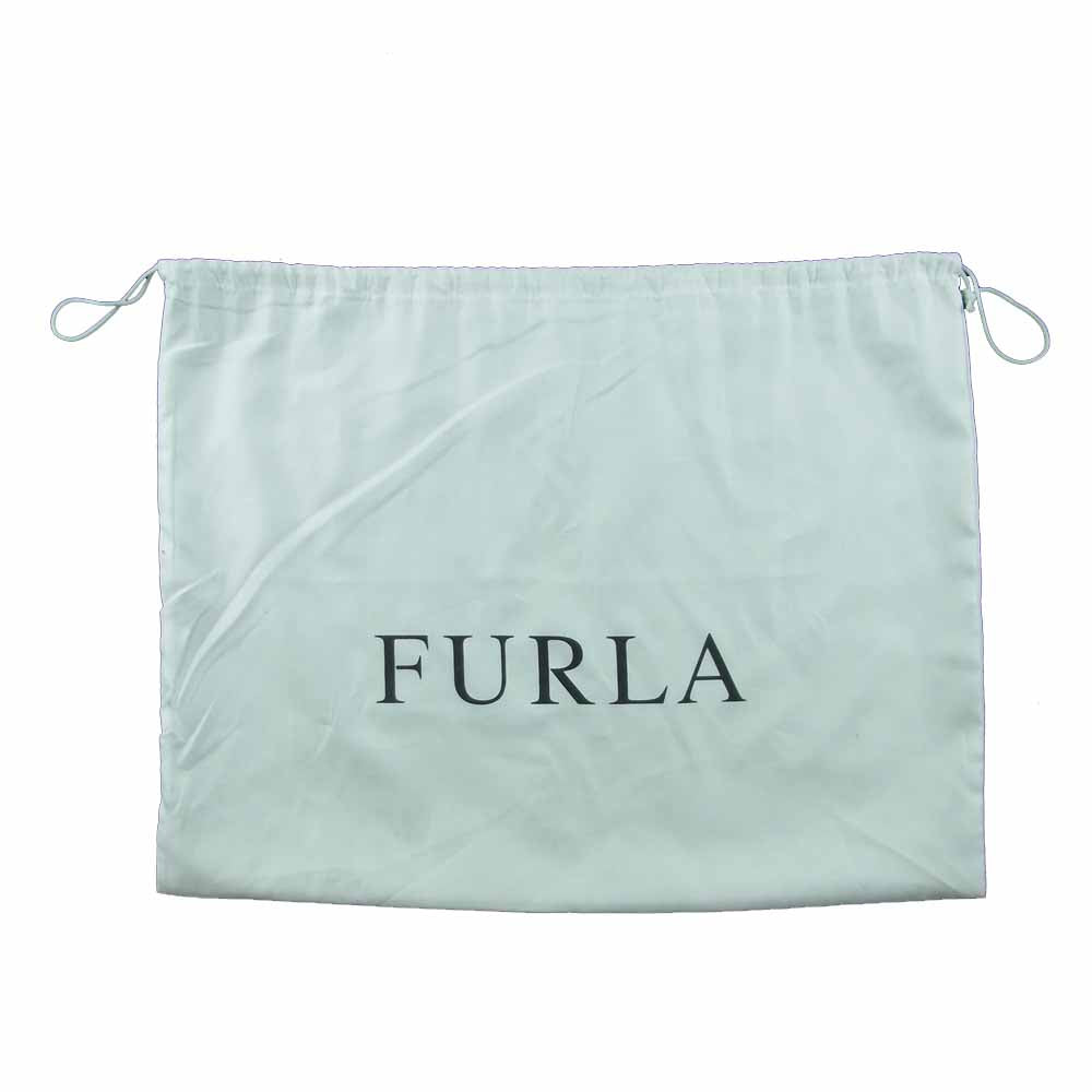 Furla フルラ 2way ショルダー ストラップ ハンド バッグ レザー イタリア製 グレー系【中古】