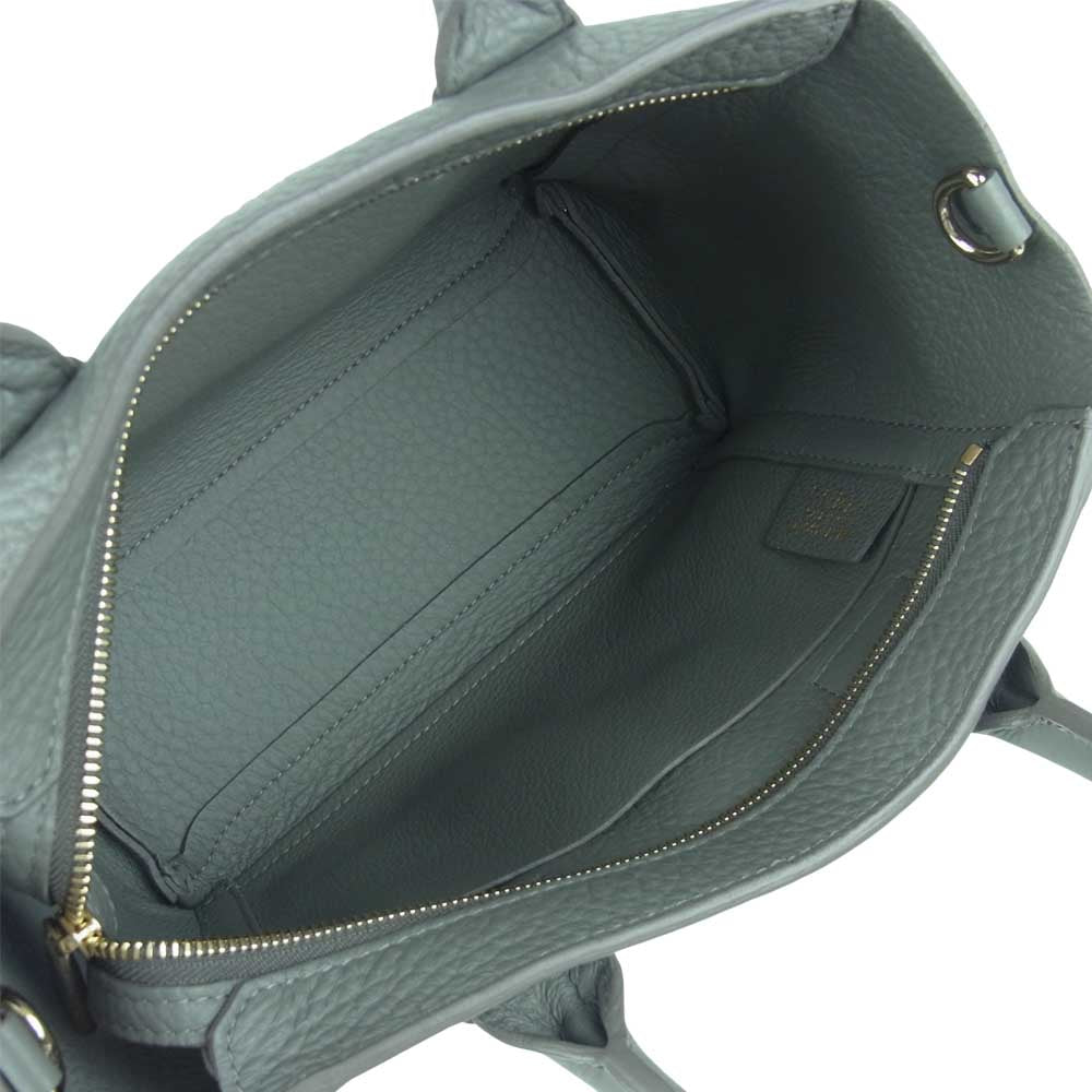 Furla フルラ 2way ショルダー バッグ レザー イタリア製 グレー系【中古】