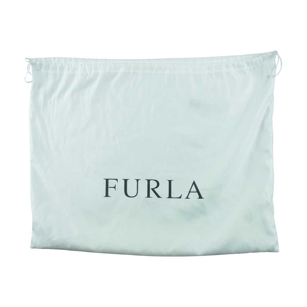 Furla フルラ 2way ショルダー バッグ レザー イタリア製 グレー系【中古】