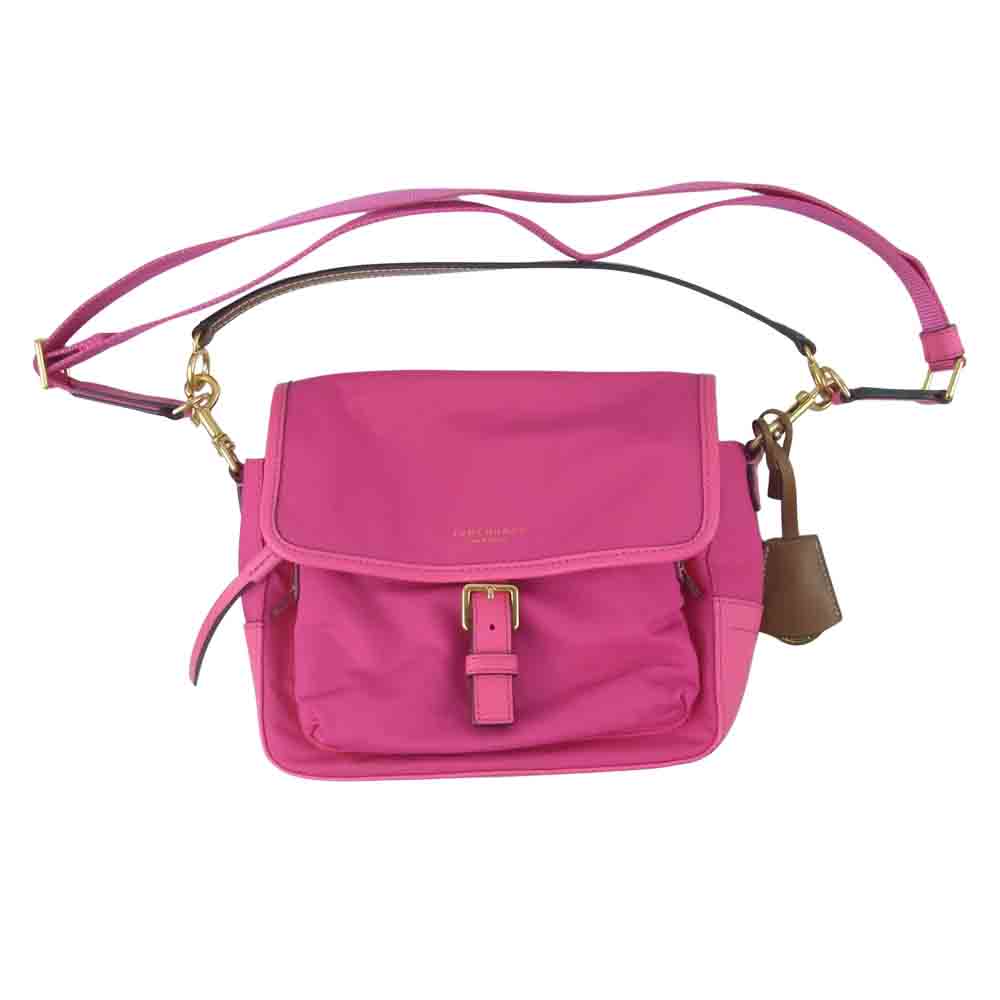 Tory Burch トリーバーチ ショルダー バッグ 2WAY クロスボディバッグ PERRY NYLON ペリー ナイロン ピンク系【中古】