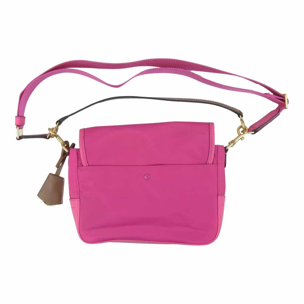 Tory Burch トリーバーチ ショルダー バッグ 2WAY クロスボディバッグ PERRY NYLON ペリー ナイロン ピンク系【中古】