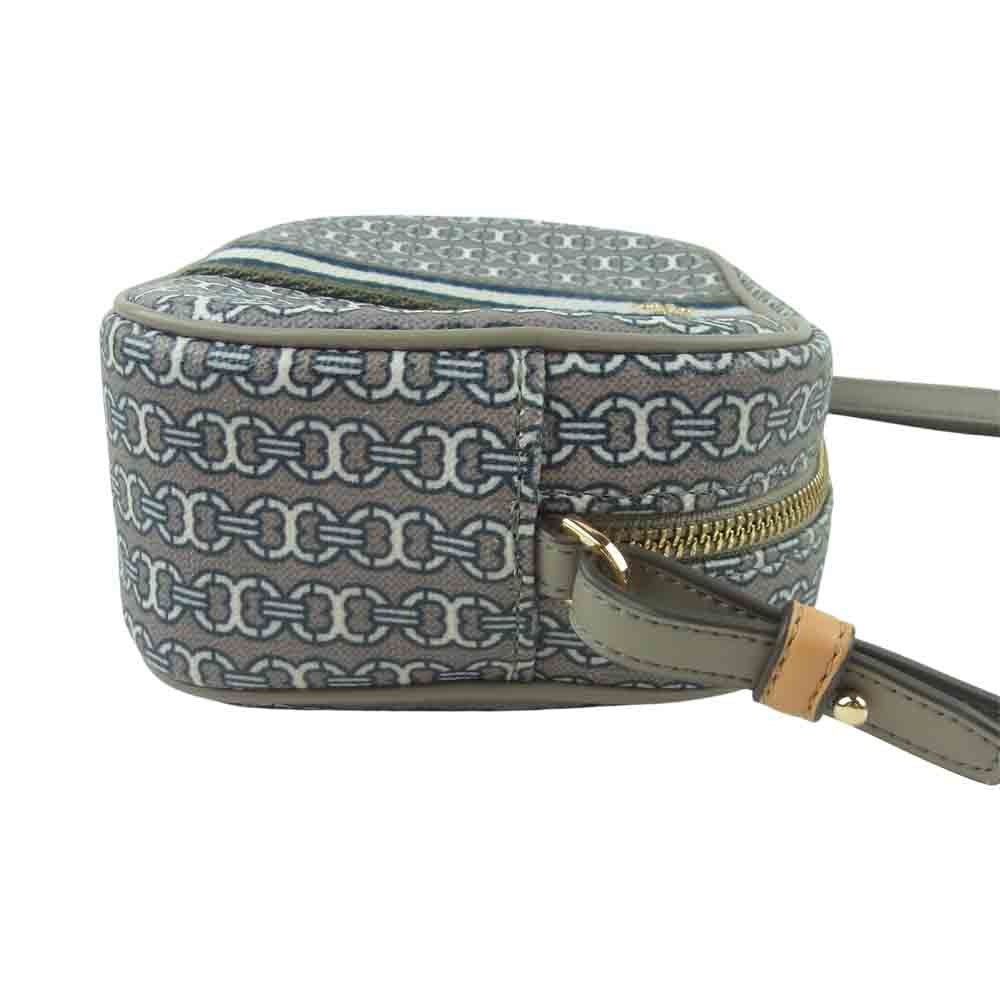 Tory Burch トリーバーチ 57743 GRAY HERON GEMINI LINK グレー ヘロン ジェミニ リンク ショルダー バッグ グレー系【中古】