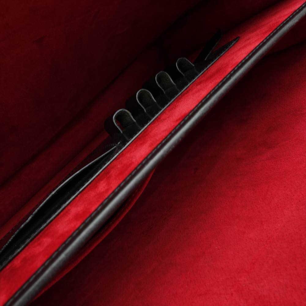 ラザフォード 英国製 Music Bag イングリッシュブライドルレザー ミュージック バッグ ブリーフケース ビジネスバッグ ブラック系【中古】