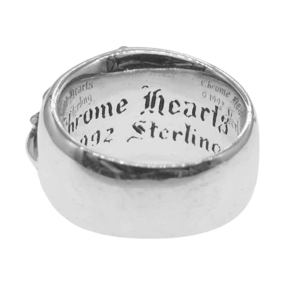 CHROME HEARTS クロムハーツ（原本有） Floral Cross Ring フローラルクロスリング シルバー系【中古】