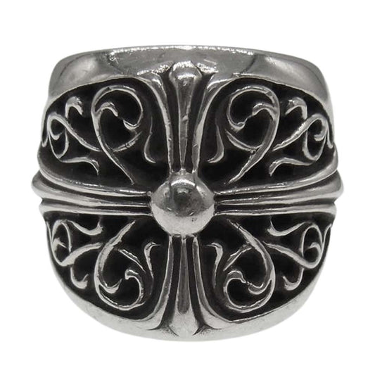 CHROME HEARTS クロムハーツ（原本無） CLASSIC OVAL クラシック オーバル クロス リング シルバー系【中古】