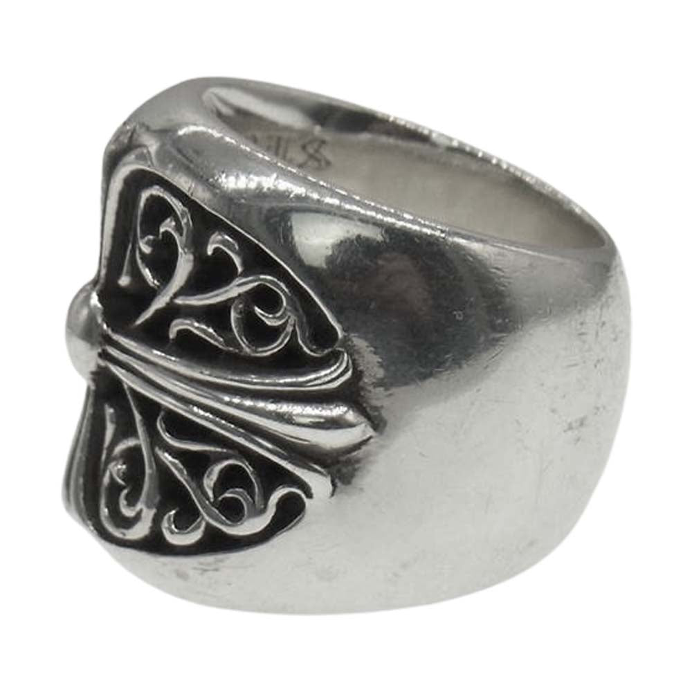 CHROME HEARTS クロムハーツ（原本無） CLASSIC OVAL クラシック オーバル クロス リング シルバー系【中古】