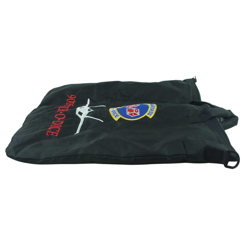 アメリカ軍 USAF 90th FS F-22 BAG HELMET ヘルメット トート バッグ ブラック系【中古】