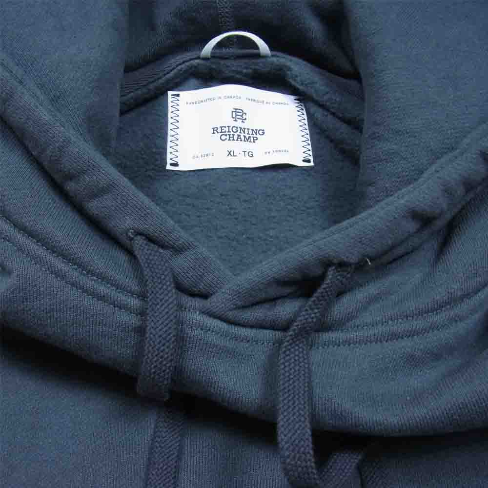 REIGNING CHAMP レイニングチャンプ PULLOVER HOODIE heavyweight FLEECE SWEAT プルオーバー スウェット パーカー モスグリーン系 XL【中古】