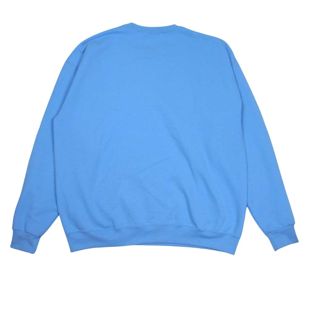 WACKO MARIA ワコマリア 22SS CHETBAKER-WM-SS01 CHET BAKER チェット ベイカー CREW NECK SWEAT SHIRT ( TYPE-1 ) クルーネック スウェット ライトブルー系 XL【美品】【中古】