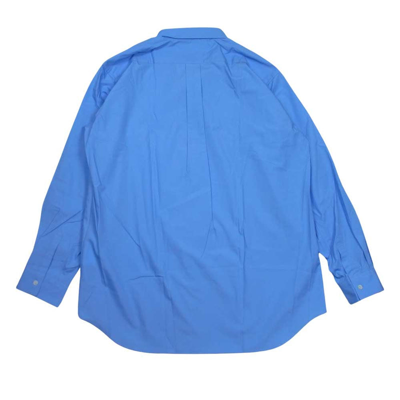 COMME des GARCONS コムデギャルソン 22SS FZ-B011-PER-6 SHIRT FOREVER Wide Classic Plain Cotton Long Sleeve Shirt ワイド クラシック 長袖シャツ ライトブルー系 XL【極上美品】【中古】