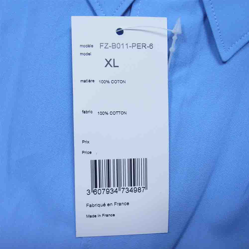COMME des GARCONS コムデギャルソン 22SS FZ-B011-PER-6 SHIRT FOREVER Wide Classic Plain Cotton Long Sleeve Shirt ワイド クラシック 長袖シャツ ライトブルー系 XL【極上美品】【中古】