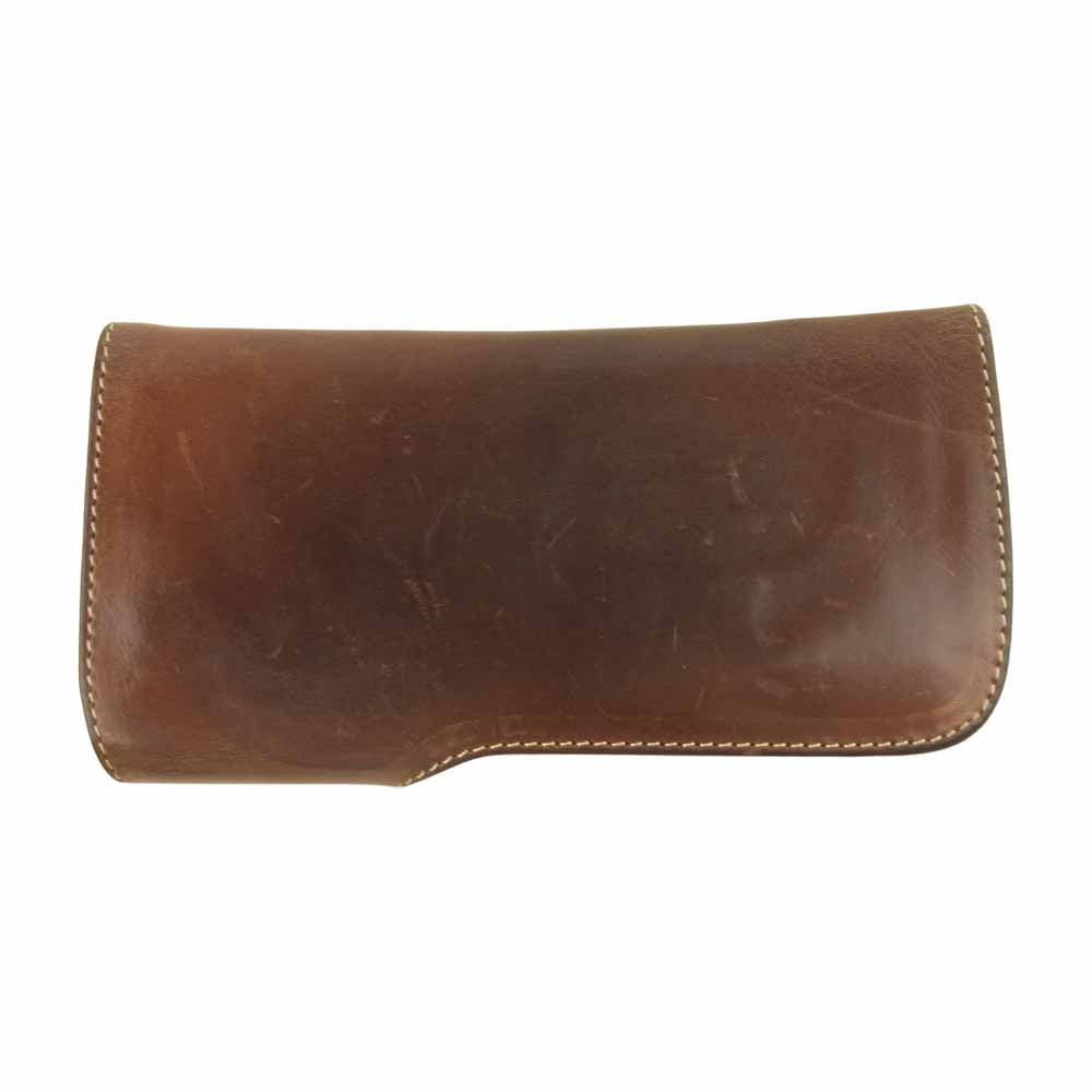 REDMOON レッドムーン PAILOT RIUER パイロット リバー コンチョ ロング ウォレット 長財布 ブラウン系【中古】