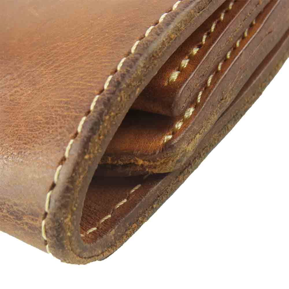 REDMOON レッドムーン PAILOT RIUER パイロット リバー コンチョ ロング ウォレット 長財布 ブラウン系【中古】
