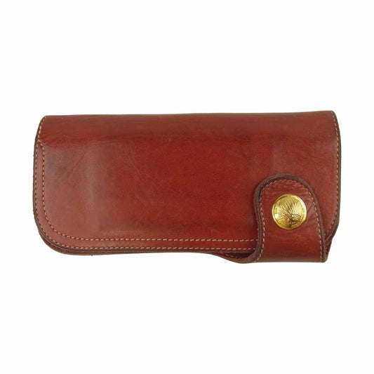 REDMOON レッドムーン コンチョ ロング ウォレット 長財布 レッド系【中古】