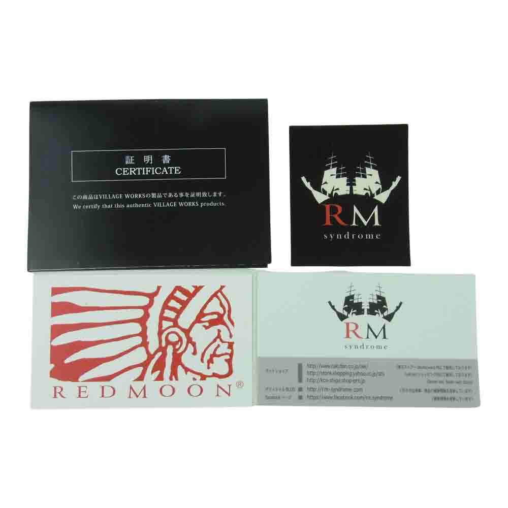 REDMOON レッドムーン ラウンド ファスナー ロング ウォレット 長財布 ブラウン系【中古】