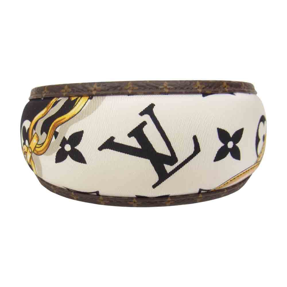 LOUIS VUITTON ルイ・ヴィトン M77394 ヘッドバンド ヘアバンド ブラック系【中古】
