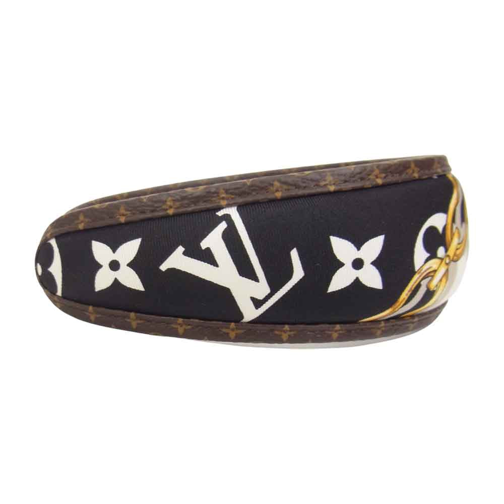 LOUIS VUITTON ルイ・ヴィトン M77394 ヘッドバンド ヘアバンド ブラック系【中古】