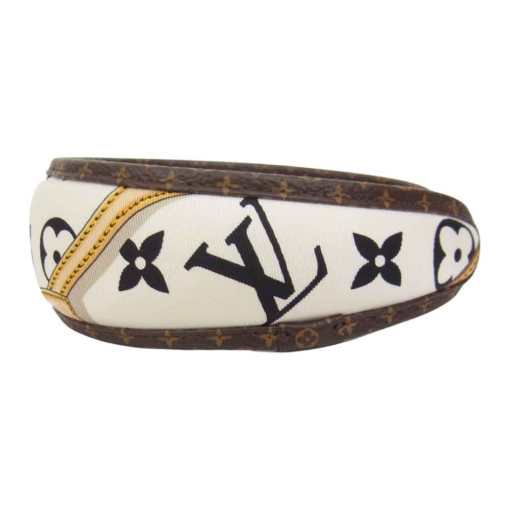 LOUIS VUITTON ルイ・ヴィトン M77394 ヘッドバンド ヘアバンド ブラック系【中古】
