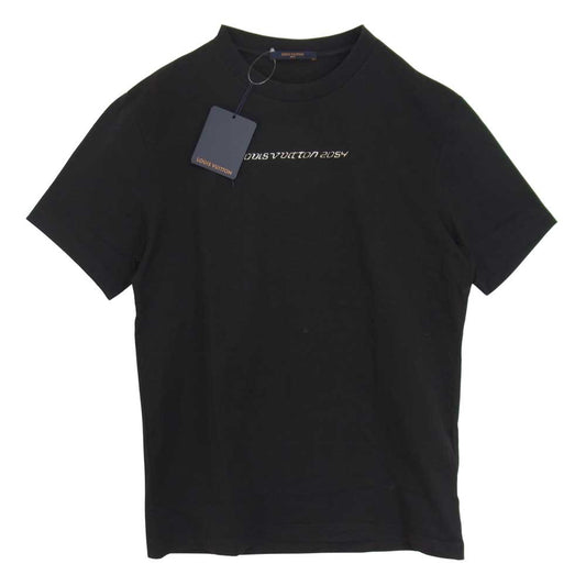 LOUIS VUITTON ルイ・ヴィトン 21SS 1A8HM9 国内正規品 2054 シグネチャー Tシャツ ブラック系 L【中古】