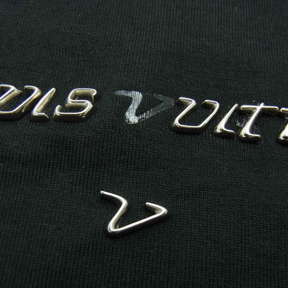LOUIS VUITTON ルイ・ヴィトン 21SS 1A8HM9 国内正規品 2054 シグネチャー Tシャツ ブラック系 L【中古】