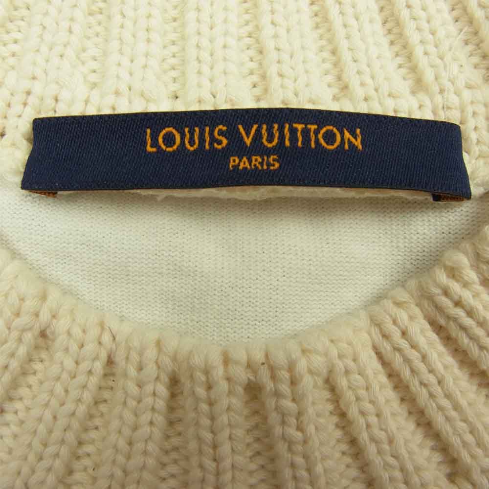 LOUIS VUITTON ルイ・ヴィトン 1A9GMM 国内正規品 NIGO ニゴー ロゴ刺繍 モックネック Tシャツ サイズXS ホワイト系 XS【中古】
