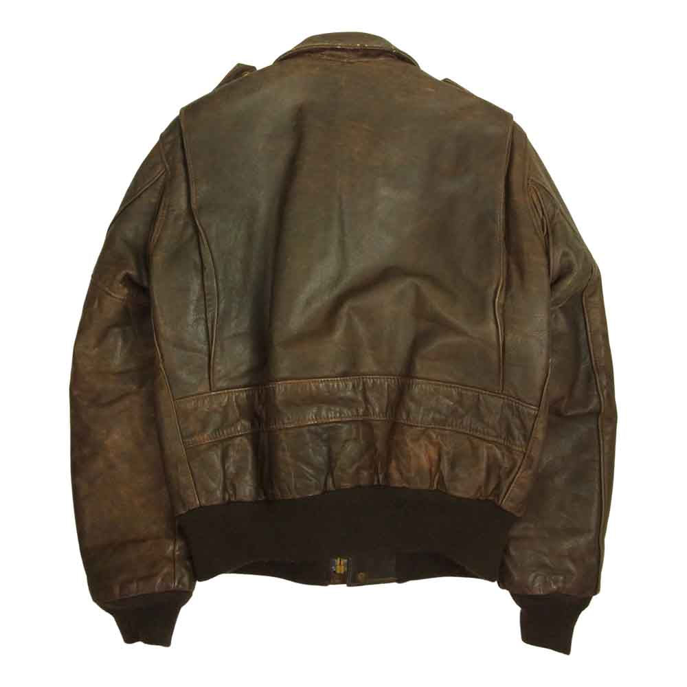 schott ショット USA製 674G Flight Jacket フライト レザージャケット ブラウン系 40【中古】