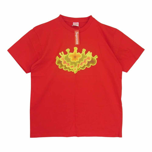 Supreme シュプリーム 19SS Cloud tee クラウド プリント Tシャツ 半袖 レッド系 M【新古品】【未使用】【中古】