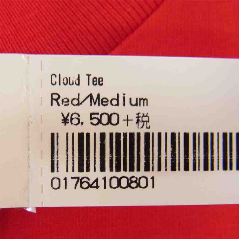 Supreme シュプリーム 19SS Cloud tee クラウド プリント Tシャツ 半袖 レッド系 M【新古品】【未使用】【中古】
