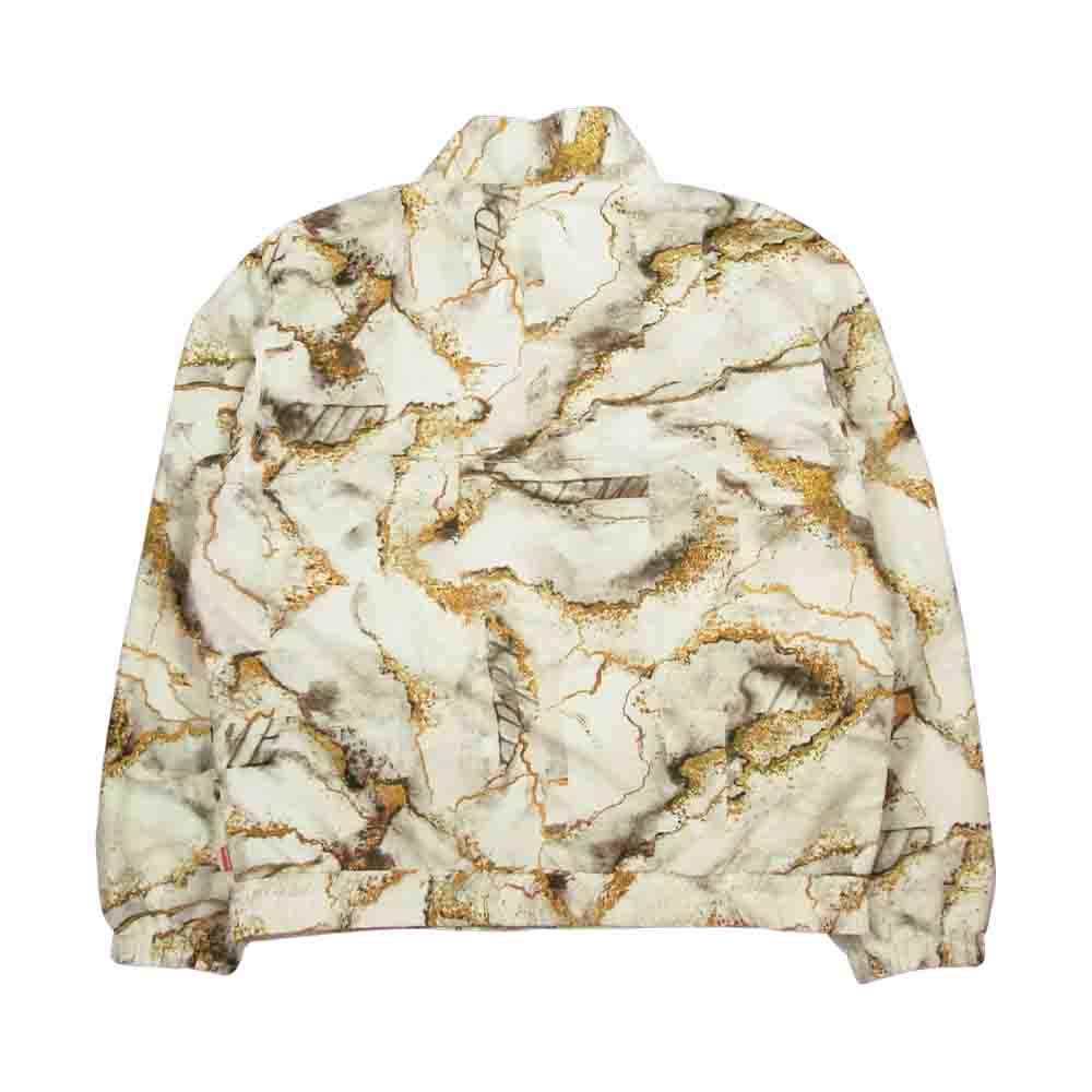 Supreme シュプリーム 20AW Marble Track Jacket マーブル トラック ジャケット ホワイト系 S【中古】