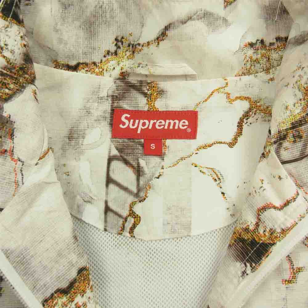 Supreme シュプリーム 20AW Marble Track Jacket マーブル トラック ジャケット ホワイト系 S【中古】