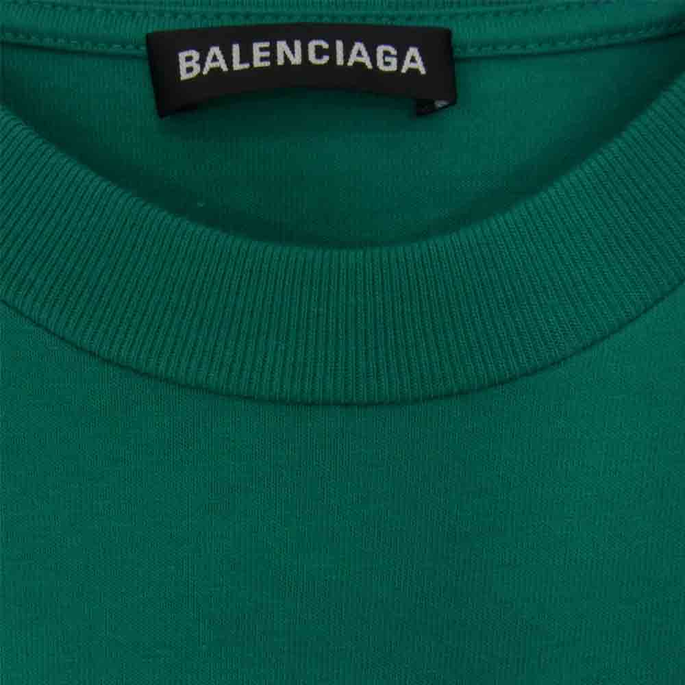 BALENCIAGA バレンシアガ 20SS 594579 PARIS ロゴ 刺繍 Tシャツ 半袖 ...
