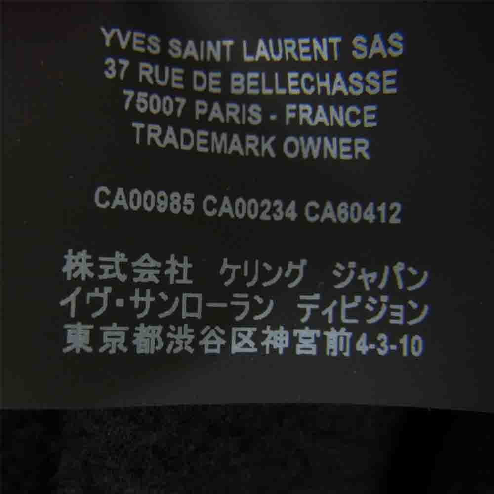SAINT LAURENT サンローラン 20SS 603300 パームツリー プリント フーディー パーカー ブラック系 M【中古】