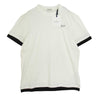 MONCLER モンクレール 21SS H10918C00017-8390T ジャパンタグ コットン ロゴ プリント レイヤード Tシャツ ホワイト系 L【極上美品】【中古】