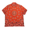 Supreme シュプリーム 21SS Bandana Silk S/S Shirt バンダナ シルク シャツ レッド系 L【中古】