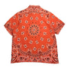 Supreme シュプリーム 21SS Bandana Silk S/S Shirt バンダナ シルク シャツ レッド系 L【中古】