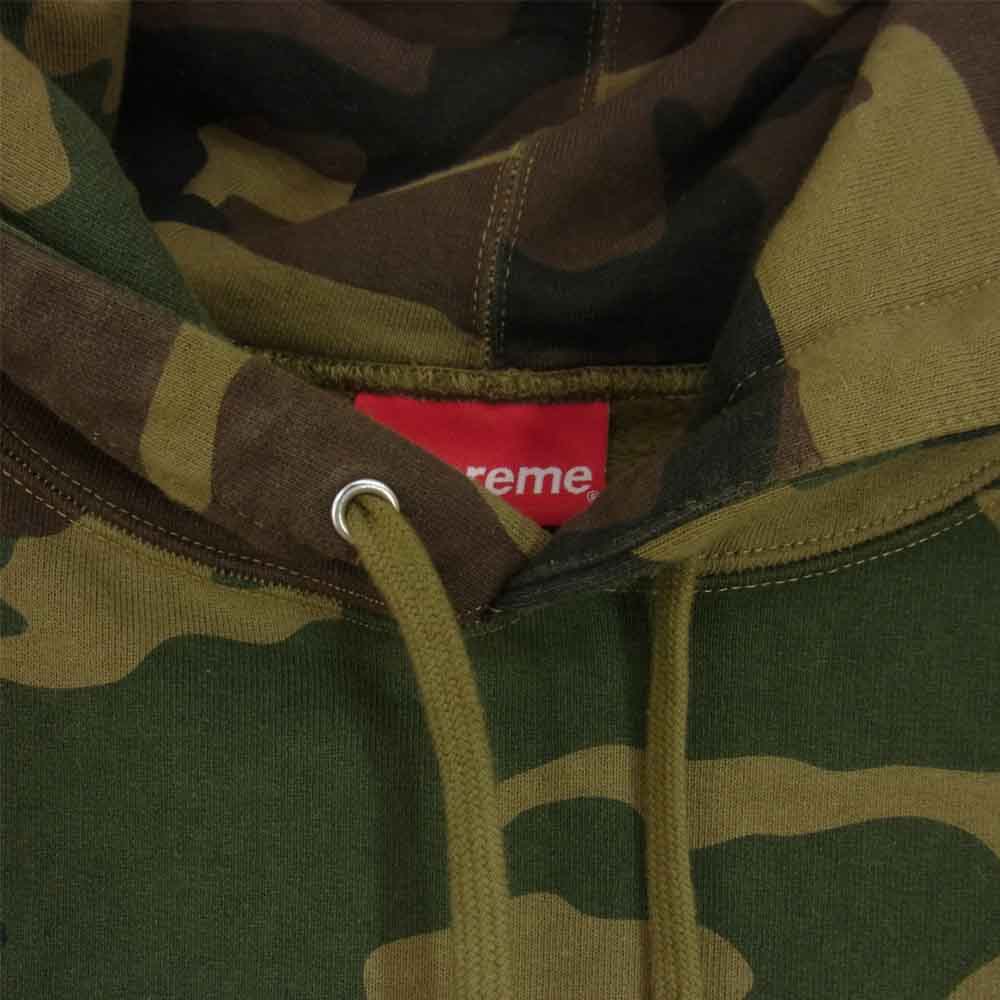 Supreme シュプリーム 21AW Multi Logo Hooded Sweatshirt マルチ ロゴ スウェット シャツ パーカー カーキ系 XL【中古】