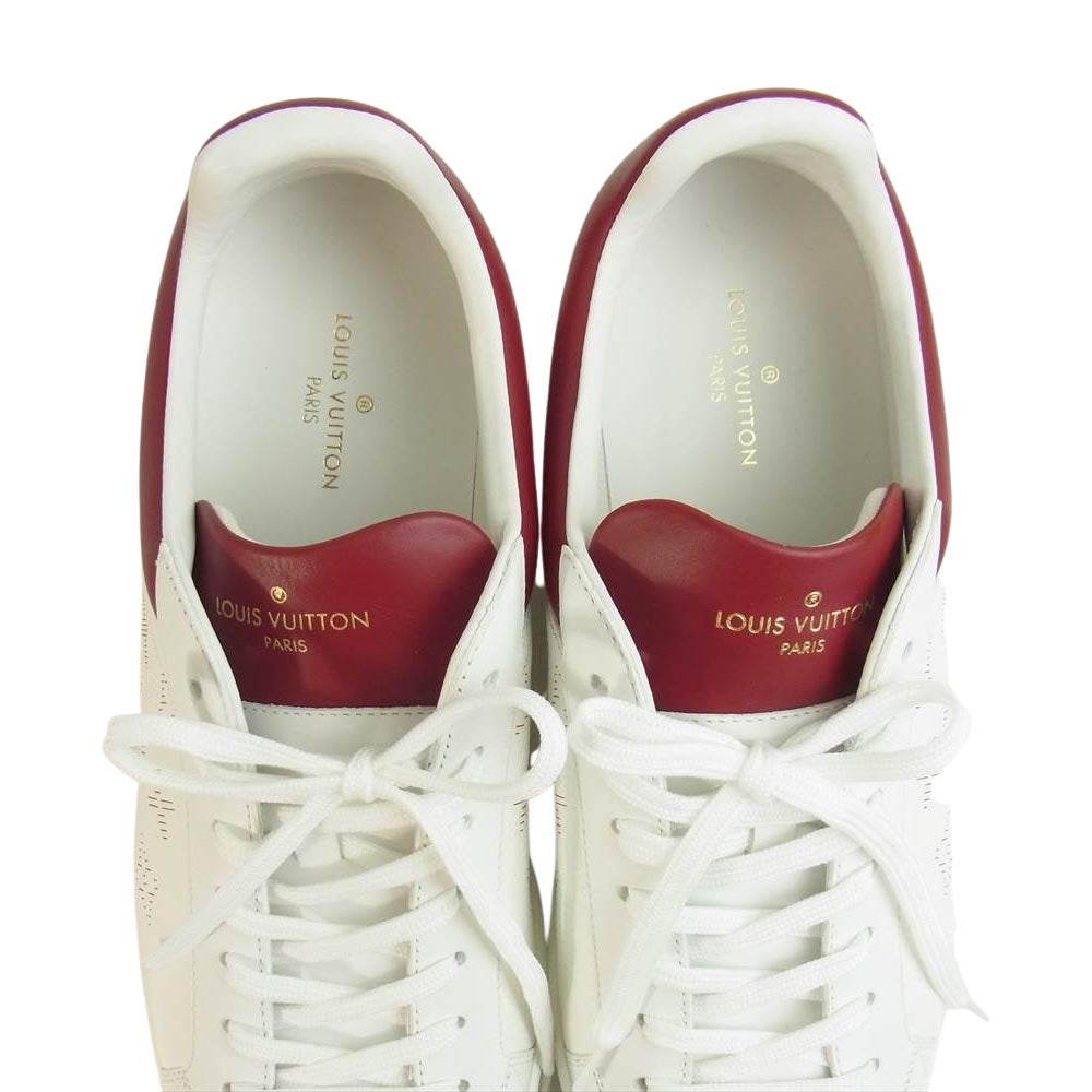 LOUIS VUITTON ルイ・ヴィトン ルクセンブルグ スニーカー ホワイト系【極上美品】【中古】