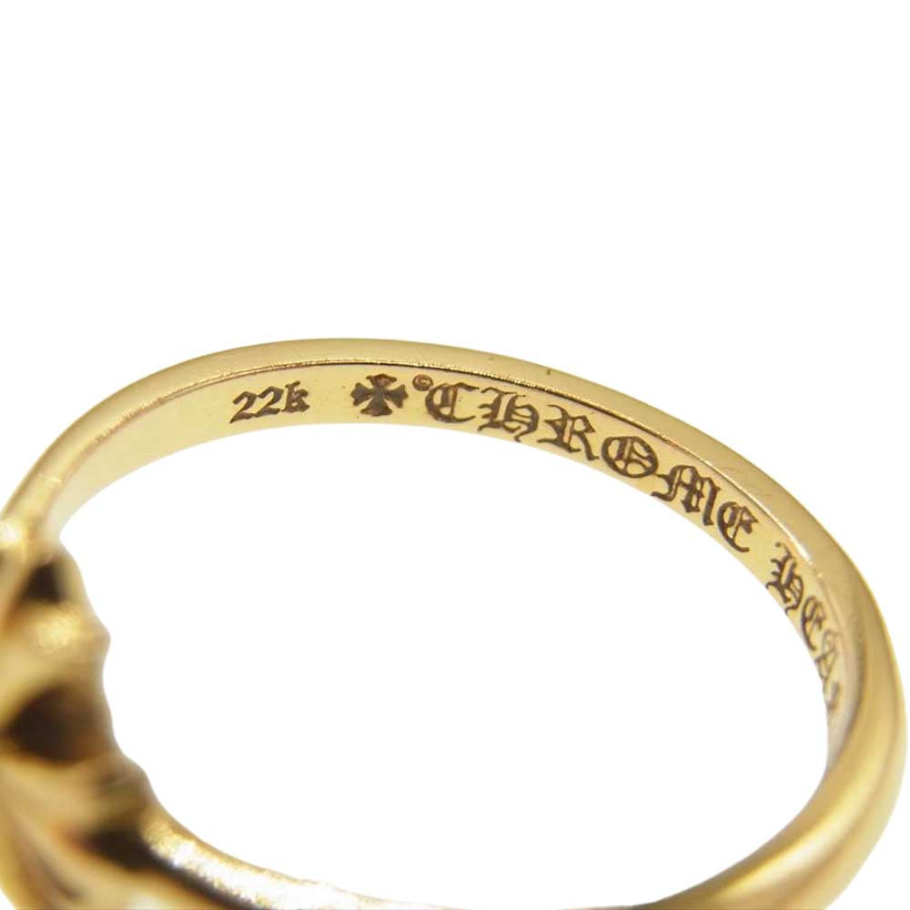 CHROME HEARTS クロムハーツ（原本有） 22K バブルガム CHプラス リング ゴールド系【中古】