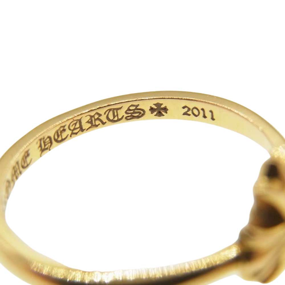 CHROME HEARTS クロムハーツ（原本有） 22K バブルガム CHプラス リング ゴールド系【中古】