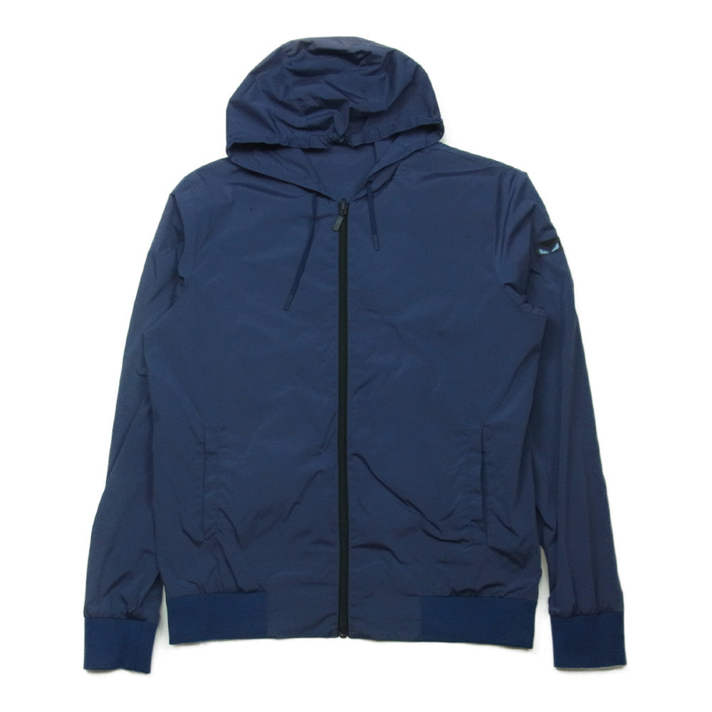 FENDI フェンディ 国内正規品 FPU00 270 バグズ モンスター トラック ジャケット グレー系 ネイビー系 52【美品】【中古】