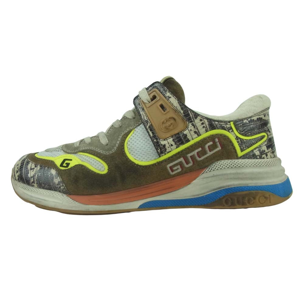 GUCCI グッチ ULTRAPACE ウルトラペース ダッド スニーカー イタリア製 ブラウン系 8【中古】